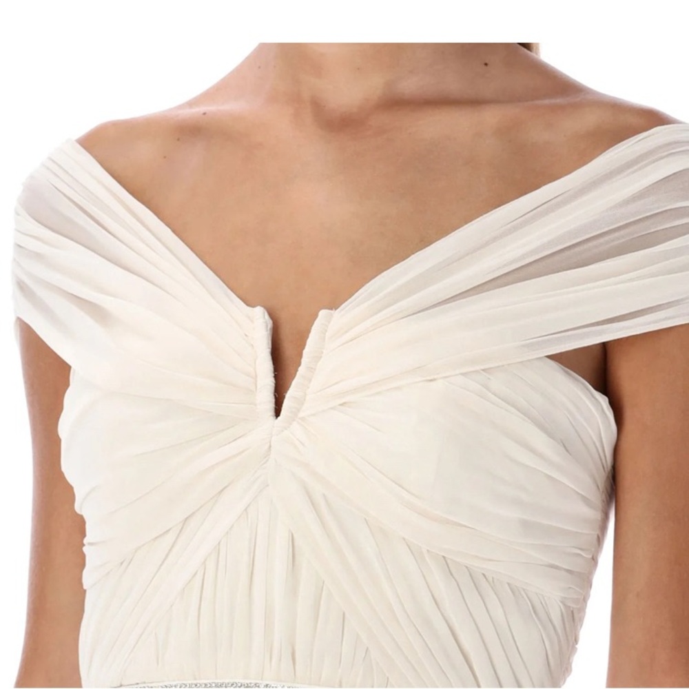 Self Portrait Chiffon off the shoulder top